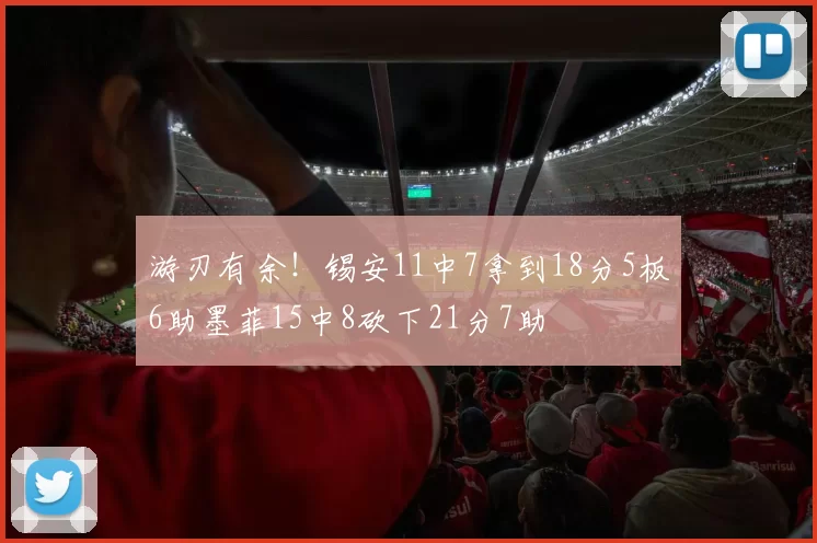 游刃有余！锡安11中7拿到18分5板6助墨菲15中8砍下21分7助