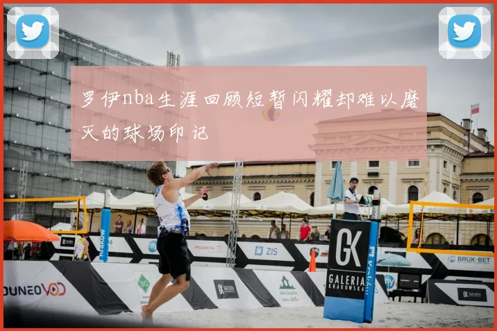 罗伊nba生涯回顾短暂闪耀却难以磨灭的球场印记